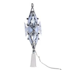 Kurt S. Adler Kurt Adler 10-Inch 8-Point Star Tree Top with Cool White LED Lights