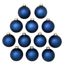 Northlight 12ct Midnight Blue Matte Glass Christmas Ball Ornaments 2.75" (70mm) 5 Northlight 12ct Midnight Blue Matte Glass Christmas Ball Ornaments 2.75" (70mm) -Christmas Ornaments Sales GUEST dc05f9e5 3a5e 4c15 b3c3 e990f47f6865