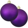 Christmas by Krebs 2ct Diva Purple Shatterproof Christmas Ball Ornament 6" (150mm) -Christmas Ornaments Sales GUEST dc3e37d0 0618 4042 ae69 d60d0802b3eb
