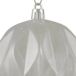 Northlight Set of 6 Clear Rhombus Cut Shatterproof Transparent Christmas Ball Ornaments 3" (70mm) -Christmas Ornaments Sales GUEST ddc02080 b56a 490b 92c5 aa144caea363