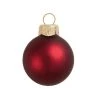 Northlight 12ct Red Matte Finish Glass Christmas Ball Ornaments 2.75" (70mm) -Christmas Ornaments Sales GUEST e20c7486 a413 4fcb bcb6 9934b7d5130b