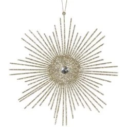 Vickerman 6.5" Glitter Snowflake Burst Ornament -Christmas Ornaments Sales GUEST e317bc48 7e44 4418 90b4 66897bc4570f
