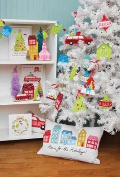 Gallerie II Christmas House Ornament Set of 3