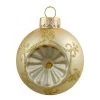 Northlight 6ct Gold 2-Finish Retro Reflector Glass Christmas Ball Ornaments 2.75" (70mm) -Christmas Ornaments Sales GUEST e642c690 461a 4852 b9f2 bac4e6a54547