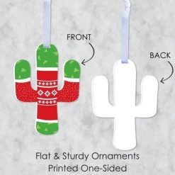 Big Dot of Happiness Merry Cactus - Christmas Cactus Party Decorations - Christmas Tree Ornaments - Set of 12 -Christmas Ornaments Sales GUEST e6664845 67a2 41fb 9b1a 1cafef145fec