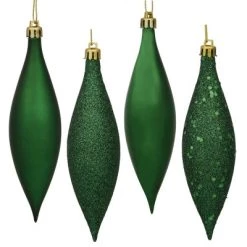 Vickerman Four-Finish Finial Drop Christmas Ornament -Christmas Ornaments Sales GUEST e6a03a2d 7b20 4d58 8367 6bf47fbe2bf3