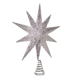 Kurt S. Adler Kurt Adler 18" Silver Bethlehem Star Treetop