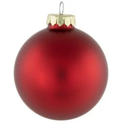 Northlight 72ct Red 2-Finish Glass Christmas Ball Ornaments 4" (100mm) -Christmas Ornaments Sales GUEST eb3c76bc 17c1 4378 8a36 8860a9a148b4
