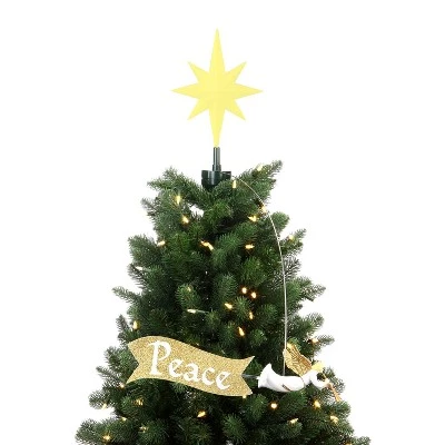 Mr. Christmas Animated Christmas Tree Topper with Banner 3 Mr. Christmas Animated Christmas Tree Topper with Banner