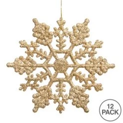 Vickerman Glitter Snowflake Ornament