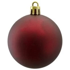 Northlight 60ct Shatterproof Matte Christmas Ball Ornament Set 2.5" - Burgundy -Christmas Ornaments Sales GUEST f2f16709 161d 41e4 89c8 d63bf55f7852
