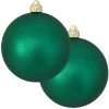 Christmas by Krebs 2ct Shamrock Green Shatterproof Christmas Ball Ornament 6" (150mm) -Christmas Ornaments Sales GUEST f3f70680 0795 4c0a 95a9 9013b6643eae