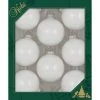 Christmas by Krebs 8ct Porcelain White Shiny Glass Christmas Ball Ornaments 2.5" (67mm) -Christmas Ornaments Sales GUEST f685860a 2b9a 4cd9 ac9f 86fb5a805918