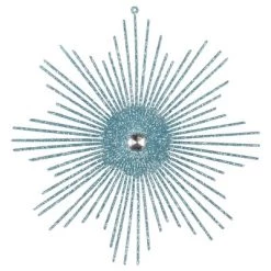 Vickerman 6.5" Glitter Snowflake Burst Ornament -Christmas Ornaments Sales GUEST f93c6944 dfa2 4a5c bdf9 03ae744ac872