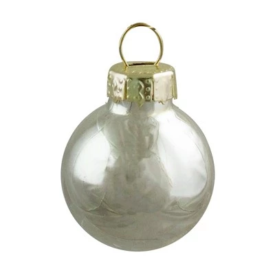 Northlight 24ct Shiny and Matte Champagne Gold Glass Ball Christmas Ornaments 1" (25mm) 4 Northlight 24ct Shiny and Matte Champagne Gold Glass Ball Christmas Ornaments 1" (25mm) - Image 2
